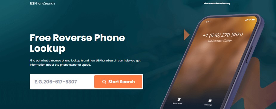 3. USPhone Search – Best To Search For Personal Information
